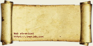 Nadja Perunović vizit kartica